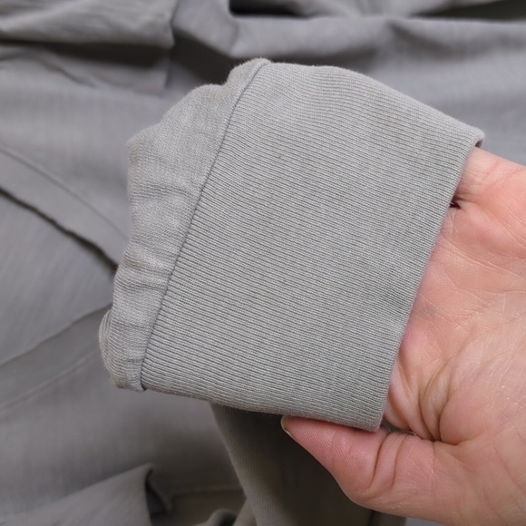 Nation LTD Gray Long Sleeve Ruffle Tee - Picture 8 of 12